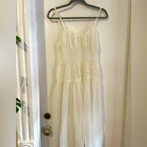 1960s vintage Trillium flouncy lace sleep dress Mrs. Maisel